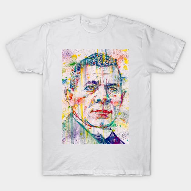 BOOKER T. WASHINGTON watercolor portrait T-Shirt by lautir